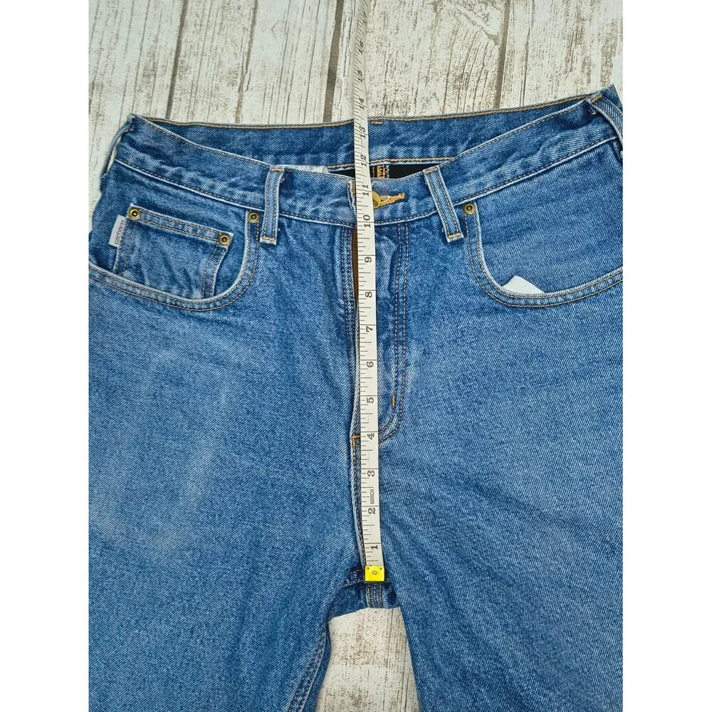 Carhartt Men's Denim Fleece Lined Jeans Size 30x32
